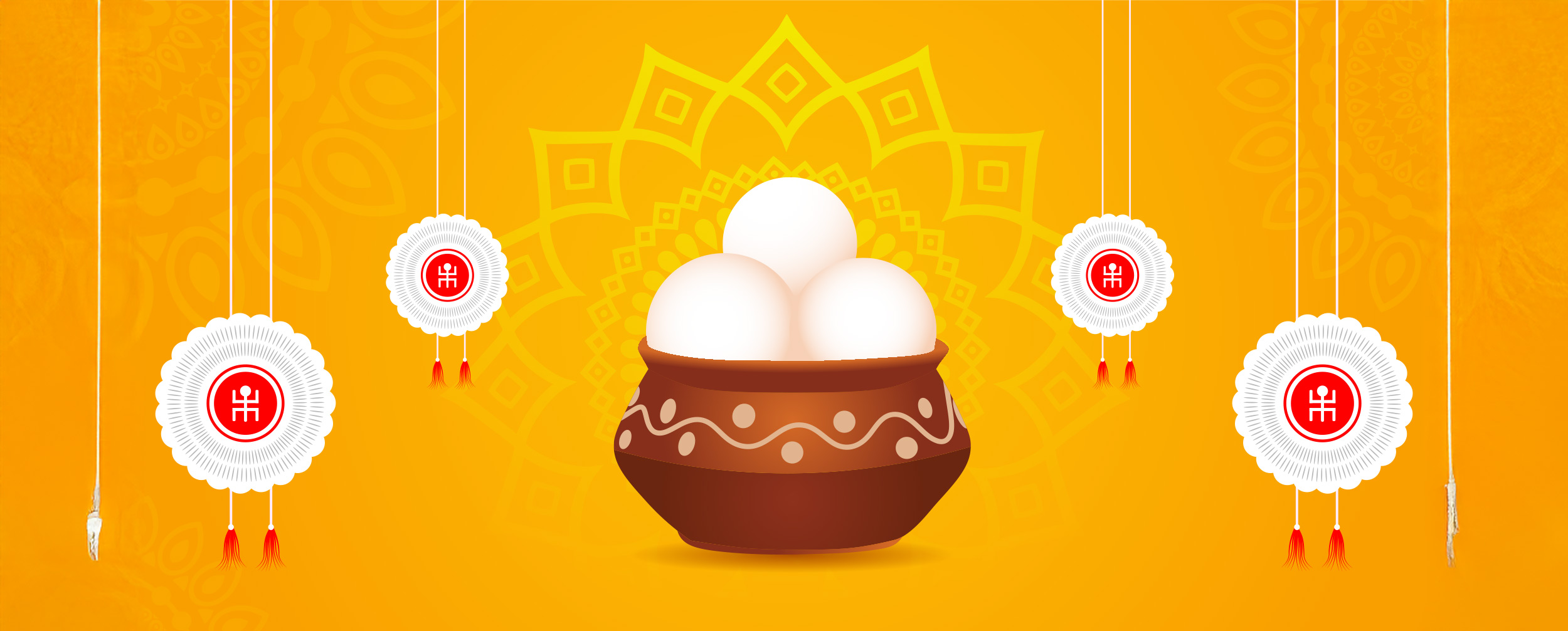 raditional white rasgulla served during Poila Baisakh celebrations raditional white rasgulla served during Poila Baisakh celebrations